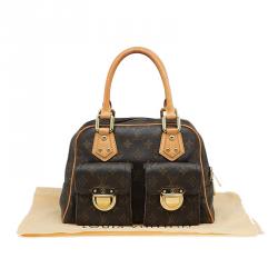 Pre Owned Louis Vuitton Monogram Canvas Manhattan PM Bag