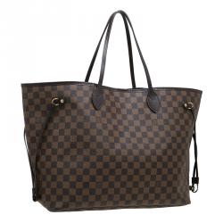 Louis Vuitton Damier Ebene Canvas Neverfull GM Bag