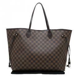 Louis Vuitton Damier Ebene Canvas Neverfull GM Bag