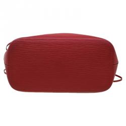 Pre Owned Louis Vuitton Rubis Epi Leather Neverfull MM Bag