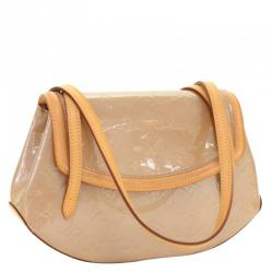 Pre Owned Louis vuitton Noisette monogram Vernis Biscayne Bay PM Bag