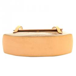 Pre Owned Louis vuitton Noisette monogram Vernis Biscayne Bay PM Bag