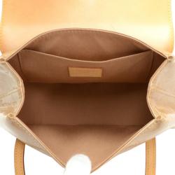 Pre Owned Louis vuitton Noisette monogram Vernis Biscayne Bay PM Bag