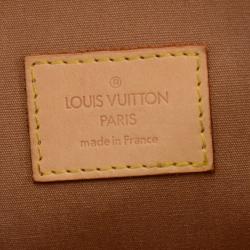 Pre Owned Louis vuitton Noisette monogram Vernis Biscayne Bay PM Bag