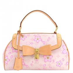Louis Vuitton Limited Edition Red Cherry Blossom Sac Retro Bag