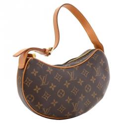 Pre Owned حقيبة كتف لوي فيتون كرواسون كانفاس مونوغرامي