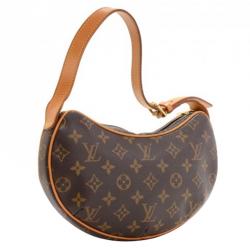 Pre Owned حقيبة كتف لوي فيتون كرواسون كانفاس مونوغرامي