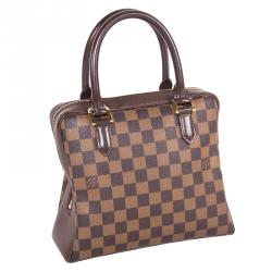 Pre Owned Louis Vuitton Damier Ebene Canvas Brera Bag