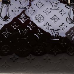 Pre Owned Louis Vuitton Amarante Monogram Vernis Sherwood GM Bag