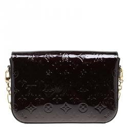 Pre Owned Louis Vuitton Amarante Monogram Vernis Rodeo Drive Bag