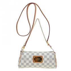 Pre Owned حقيبة يد صغيرة لوي فيتون إيفا كانفاس أزور دامييه 