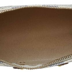 Pre Owned حقيبة يد صغيرة لوي فيتون إيفا كانفاس أزور دامييه 