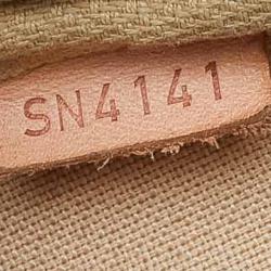 Pre Owned حقيبة يد صغيرة لوي فيتون إيفا كانفاس أزور دامييه 