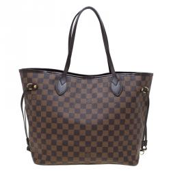 Louis Vuitton Damier Ebene Canvas Neverfull MM Bag