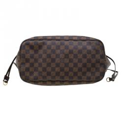 Louis Vuitton Damier Ebene Canvas Neverfull MM Bag