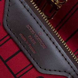 Louis Vuitton Damier Ebene Canvas Neverfull MM Bag