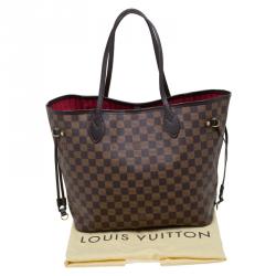 Louis Vuitton Damier Ebene Canvas Neverfull MM Bag