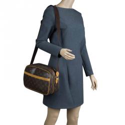 Pre Owned Louis Vuitton Monogram Canvas Reporter PM Bag