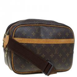 Pre Owned Louis Vuitton Monogram Canvas Reporter PM Bag