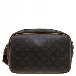 Pre Owned Louis Vuitton Monogram Canvas Reporter PM Bag