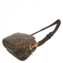 مملوكة مسبقًا حقيبة كتف لوي فيتون ريبورتر كانفاس مونوغرامي PM