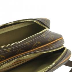 مملوكة مسبقًا حقيبة كتف لوي فيتون ريبورتر كانفاس مونوغرامي PM