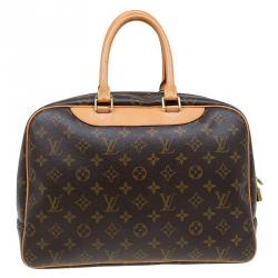 Pre Owned Louis Vuitton Monogram Canvas Deauville Bag