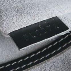 Pre Owned Louis Vuitton Black Leather Alma PM Bag