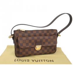 Pre Owned Louis Vuitton Damier Ebene Canvas Ravello GM Shoulder Bag