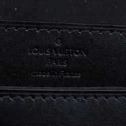 مملوكة مسبقًا Louis Vuitton Black Leather Chain Louise GM Bag
