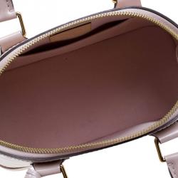 Pre Owned Louis Vuitton Rose Angelique Monogram Vernis Alma BB Bag