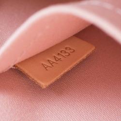 Pre Owned Louis Vuitton Rose Angelique Monogram Vernis Alma BB Bag