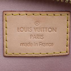 Pre Owned Louis Vuitton Rose Angelique Monogram Vernis Alma BB Bag