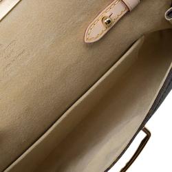 Louis Vuitton Monogram Leather Beverly Clutch