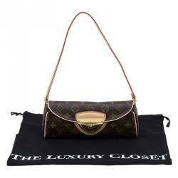 Louis Vuitton Monogram Leather Beverly Clutch