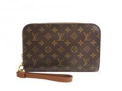 Louis Vuitton - Authenticated Orsay Clutch Bag - Cloth Beige for Women, Very Good Condition