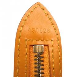 مملوكة مسبقًا حقيبة لوي فيتون سان جاكس جلد أيبي صفراء تاسيل GM