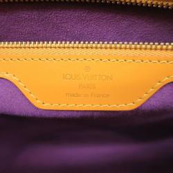 مملوكة مسبقًا حقيبة لوي فيتون سان جاكس جلد أيبي صفراء تاسيل GM