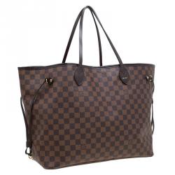 Louis Vuitton Damier Ebene Canvas Neverfull GM Bag