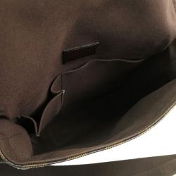 Pre Owned Louis Vuitton Damier Ebene Canvas Brooklyn PM Bag