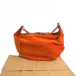 Pre Owned حقيبة لوي فيتون اونيتيه إصدار محدود جلد مونوغرامي برتقالية