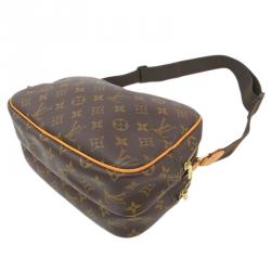 Pre Owned Louis Vuitton Monogram Canvas Reporter PM Bag