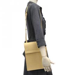 Pre Owned حقيبة كتف لوي فيتون راشيل جلد فانيلا أيبي