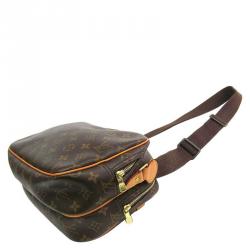 Pre Owned Louis Vuitton Monogram Canvas Reporter PM Bag