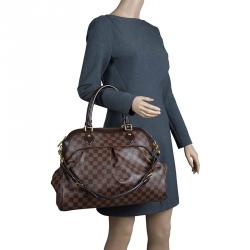 Pre Owned Louis Vuitton Damier Ebene Canvas Trevi GM Bag