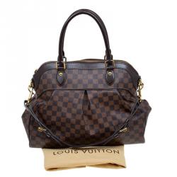 Pre Owned Louis Vuitton Damier Ebene Canvas Trevi GM Bag