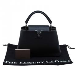 مملوكة مسبقًا حقيبة لوي فيتون كيبوسينيس جلد توريلون سوداء BB