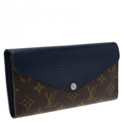 Louis Vuitton Saphir Epi Leather and Monogram Canvas Marie-Lou Long Wallet  at 1stDibs