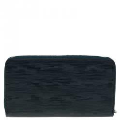 Louis Vuitton Dark Green Epi Leather Long Zippy Organizer Wallet