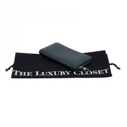Louis Vuitton Dark Green Epi Leather Long Zippy Organizer Wallet
